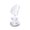 Cosmetic round magnifier framed makeup table mirror